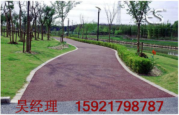 透水混凝土路面 透水混凝土路面