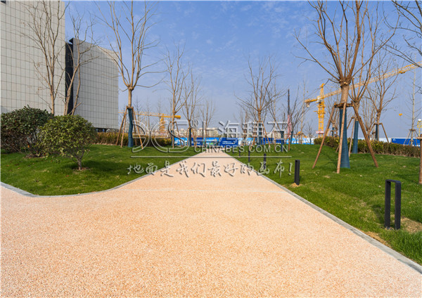 露骨料透水路面 露骨料透水路面