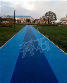 上海張江主題公園透水混凝土工程