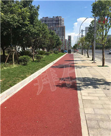 湖南永州冷水灘區(qū)市政道路透水路面工程