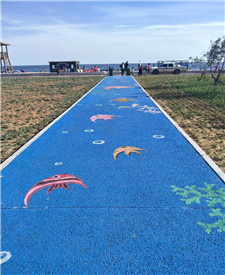 彩色瀝青路面彩化；彩色混凝土彩化路面