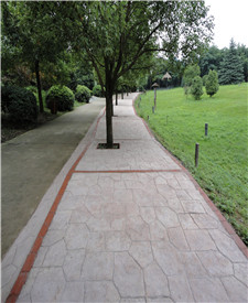 杭州野生動物園藝術(shù)壓印地坪