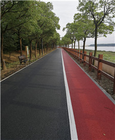 上海浦江郊野公園彩色透水混凝土工程項(xiàng)目