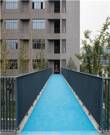 浙江杭州二中透水混凝土項目