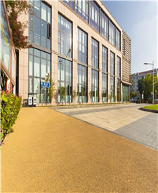 上海復(fù)旦耳鼻喉醫(yī)院透水地坪項(xiàng)目