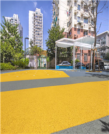 上海長(zhǎng)寧區(qū)彩色透水混凝土路面項(xiàng)目