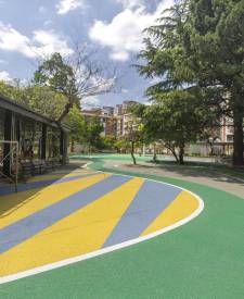 上海巴林小區(qū)彩色透水混凝土項(xiàng)目