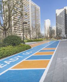 蘇州旭輝園林彩色透水混凝土項目 蘇州旭輝園林彩色透水混凝土項目